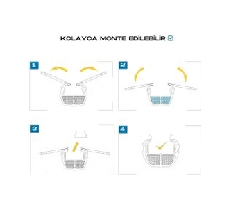 Puffyguard U Tipi Raf Ayak Koruyucu Yeni Tip 40 Cm - Large A: 10,5cm - 12,5 Cm B: 3,5 Cm - 5,5 Cm