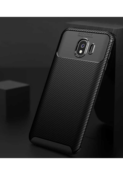 Samsung Uyumlu Galaxy J4 Kılıf Zore Negro Silikon Kapak Siyah