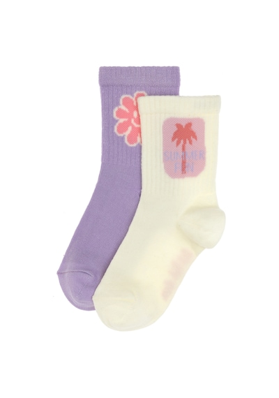U.S. Polo Assn. Kız Çocuk 2'li Soket Çorap 50311328-VR034