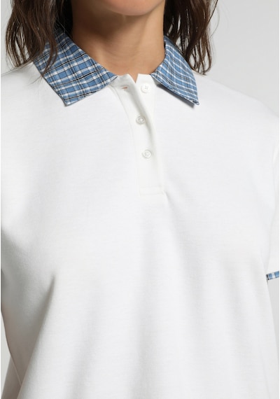Colin's Colins Regular Fit Shirt Neck Düz Kadın Beyaz Kısa Kol Tişört Cl1083066 Q1.v2 Ofw