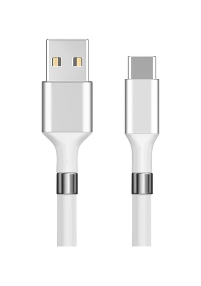 Araç Ev Ofis Mıknatıslı Kendini Toplayan Sarmalı Şarj Ara Kablosu Usb Çıkış Type-c Uyumlu Ara Kablo