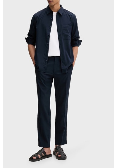 Calvin Klein Regular Fit Göğüs Cepli Gömlek Lv04lf108gcef Erkek Gömlek Lv04lf108g Cef Lacivert