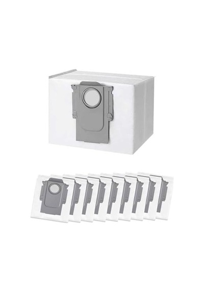 Roborock S8+/ S8 Pro Ultra/ S7 Maxv Ultra/ S7 Pro Ultra/ Q7+/ Q7 Max+/ Q7 Max+/ Q8 Max+/ Q5 Pro+ İçin 10 Adet Toz Torba Genel