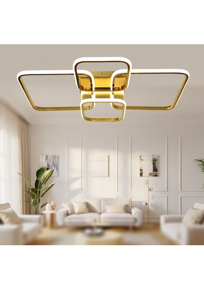Tt500-4-sr Tt Ayd. Sarı Kaplama Beyaz Işık 4 Lü Led Avize SARI