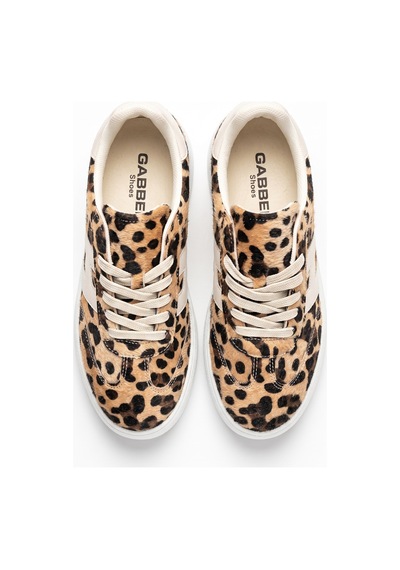 V.S.H Velvet Kadın Yüksek Tabanlı Leopar Sneaker Spor Ayakkabı Terra -2514
