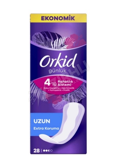 Orkid Günlük Ped 28'li Extra Uzun