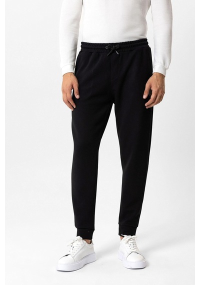 Back And Bond Siyah Beli Bağcıklı Jogger Pantolon Çok Renkli
