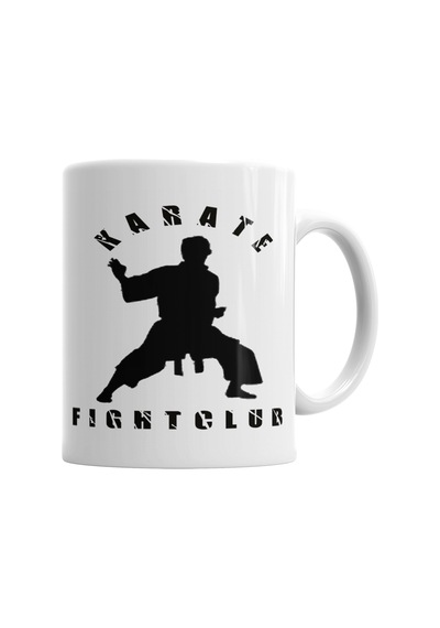 Karate Fight Club Kupa Bardak Porselen Karışık