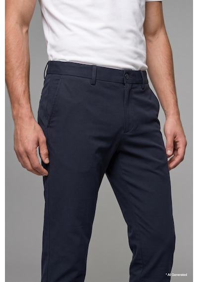 Defacto Taılored Fıt Kısa Paça Uzun Boy Pantolon F1672ax26aunv64 Lacivert-nv64