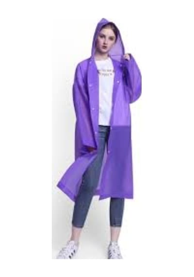 Unisex Yağmurluk Su Geçirmez Pvc Şık Kıyafetüstü Eva Yağmurluk