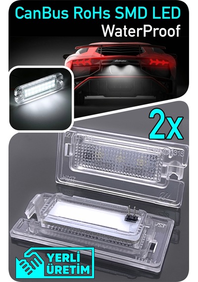 Mını John Cooper Works R50 R52 R53 2001-2008 Canbus Led Plaka Aydınlatma Ledi Lambası