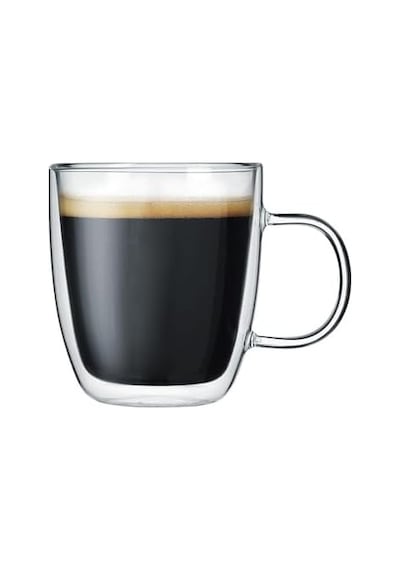 Vetro Borosilikat Çift Camlı Kulplu Bardak 120ml 2ad