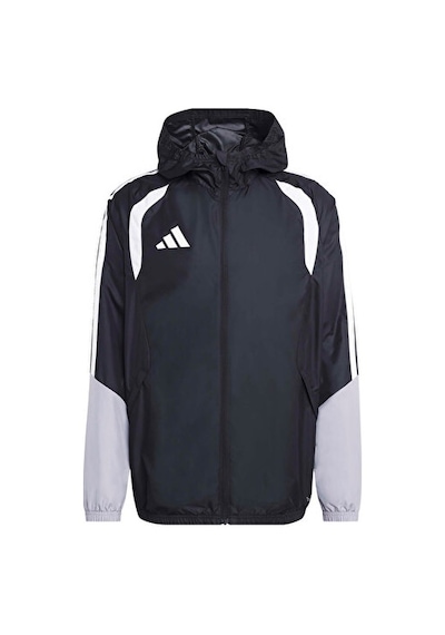 Adidas Tiro26c Aw Jkt Erkek Futbol Antrenman Yağmurluk Jx4247 Siyah Siyah