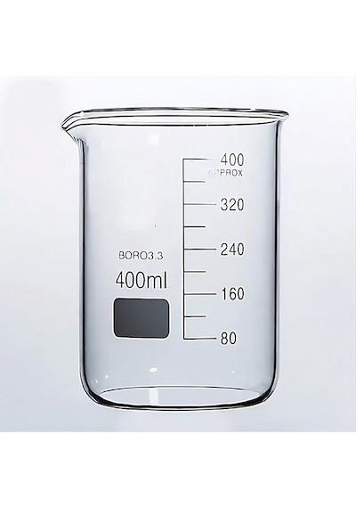 Cam Beher Isıya Dayanıklı Borosilikat Cam 400 Ml