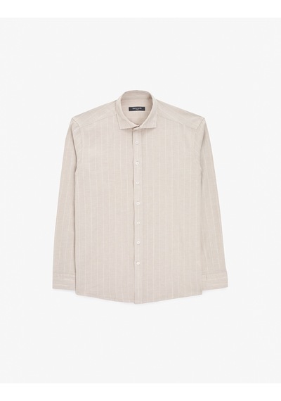 Pierre Cardin Erkek Bej Gömlek Desenli 50320900-vr011