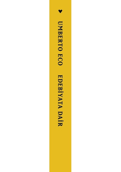 Edebiyata Dair - Umberto Eco -  Can Yayınları
