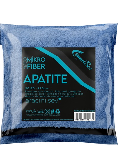 Smartbee Apatite Mikrofiber Oto Kurulama Havlusu 50X70 440Gsm