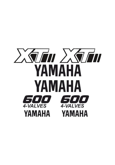 Yamaha Xt600 Sticker Set