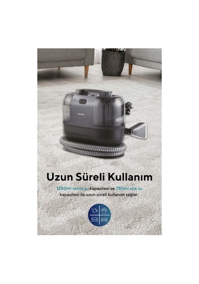450w Güç İle Halı Ve Koltuk Yıkama Makinesi, 14kpa Emiş Gücü