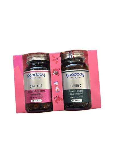 Goodday Dım Plus + Ferro'c Takviye Edici Gıda 2 x 60 Tablet