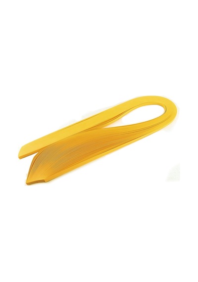 QuillingSeti 1 CM Koyu Sarı Renk 10 MM x 50 CM 50li