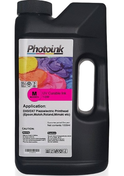 Dx5 ve Dx7/5113 Kafalar için 1000 ML Kırmızı Magenta Uv Mürekkep