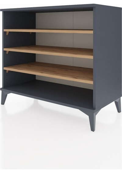 Hyperion Şifonyer 3 Raflı 88x44x80 Antrasit-çam Antrasit