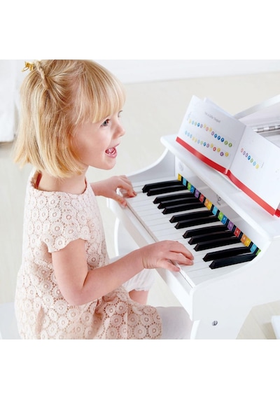 Hape Deluxe Grand Elektronik Piyano - Beyaz