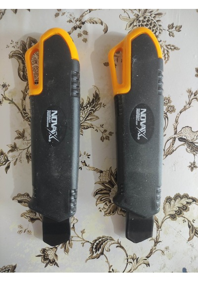 Novax Maket Bıçağı Kaliteli Plastikten Ergonomik Tutuş 2 Adet
