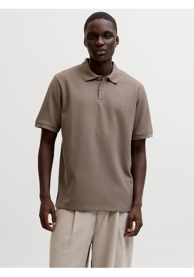 Jack & Jones Austin Erkek Kahverengi Polo Tişört 12268130-fcn