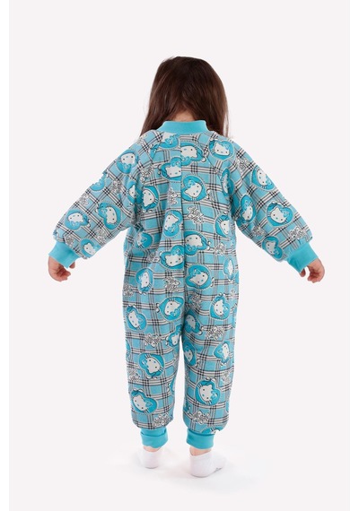 Babyhola 2-9 Yaş Kalın Elyaf Dolgulu 2.5 Tog Premium Kalite Çocuk Uyku Tulumu 23504 Buz Mavisi