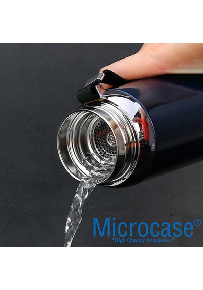 Çelik Sıcak Soğuk Tutan Çay Kahve Su Termosu 800 Ml- Al4038-siyah