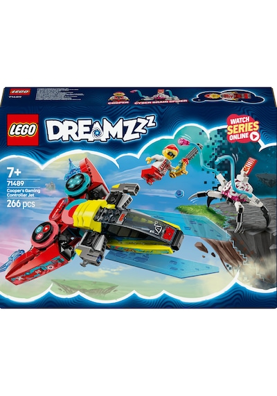 LEGO® DREAMZzz™ Cooper’ın Oyun Kumandası Jeti 71489 - 7 Yaş ve Üzeri Çocuklar için Yaratıcı Oyuncak Yapım Seti (266 Parça)