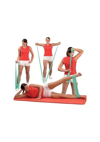 Pilates Direnç Bandı Egzersiz Lastiği Yoga Fitness Spor Bandı 120 Cm Turuncu - 854796469 Turuncu