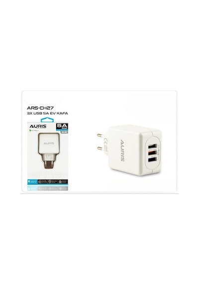 Auris 5A Type-C Set 3USB Şarj Cihazı ARS-CH27