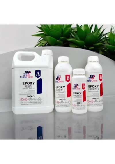 Şeffaf Epoksi Reçine 7,5kg Ekstra Parlak Hobi-magnet-tepsi-ahşap