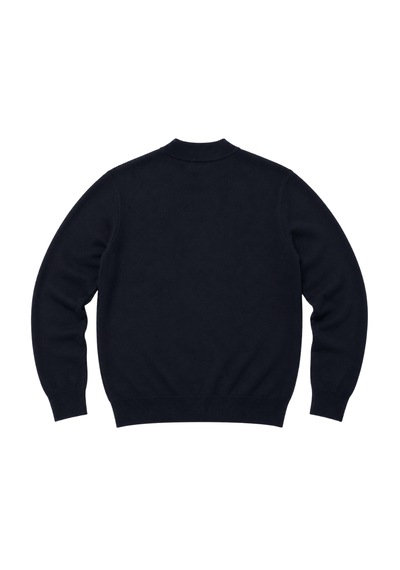Battalmoda Erkek Büyük Beden Lacivert Yarım Balıkçı Triko Kazak 3xl-4xl-5xl-6xl