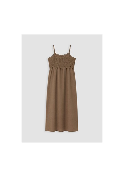 LC Waikiki Trendlucky Farkıyla İp Askılı Dantel Detaylı Poplin Kloş Elbise Haki - 917049484 Haki LC Waikiki Trendlucky Farkıyla İp Askılı Dantel Detaylı Poplin Kloş Elbise Haki - 917049484 Haki