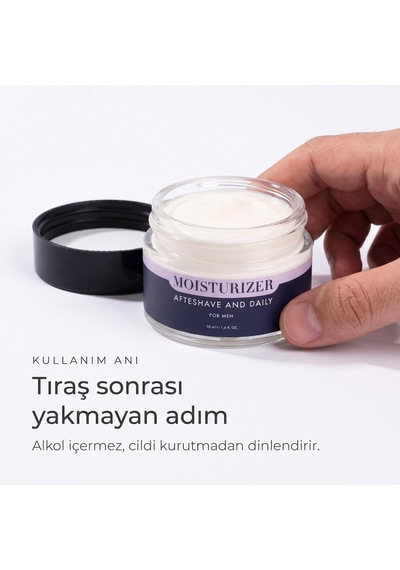 Men Moisturizer Cream, Erkekler İçin Tıraş Sonrası, 50 Ml