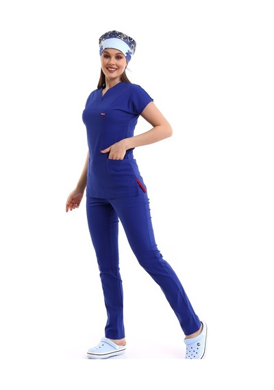 Bflex Yarasa Kol Forma Takım - 4816 Saks Mavisi-6104