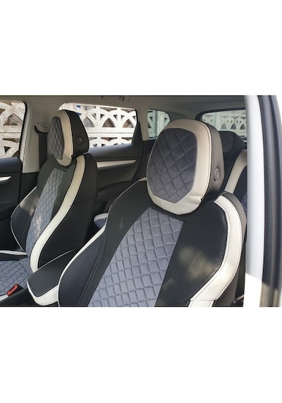Skoda Karoq Araca Özel Oto Koltuk Kılıfı (398678403)