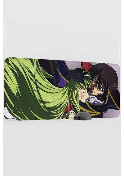 Code Geass Anime V2 - 90x40 Xxl Gaming Kauçuk Kaymaz Taban Mouse Pad Fare Altlığı