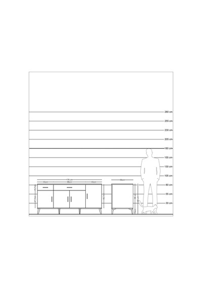Kronos Konsol 5 Raflı 2 Çekmeceli 4 Kapaklı 176x59x83 Çam-antrasit/çam Antrasit/çam Kronos Konsol 5 Raflı 2 Çekmeceli 4 Kapaklı 176x59x83 Çam-antrasit/çam Antrasit/çam