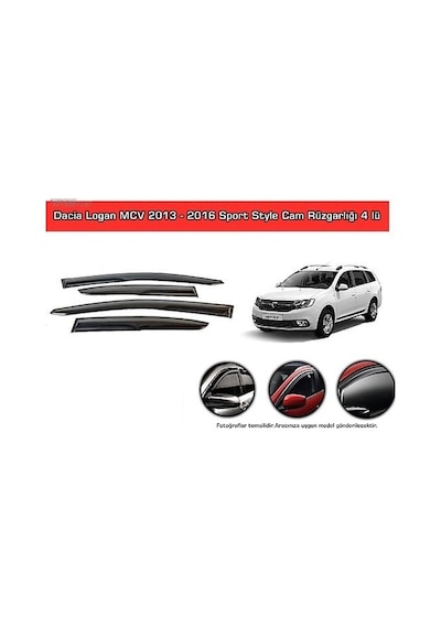 Dacia Logan Mcv Cam Rüzgarlığı Mugen 4.Lü 2013