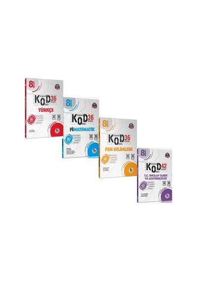 Fi Yayınları 8. Sınıf Türkçe Matematik Fen Ve İnkılap Kod Deneme Seti 4 Kitap