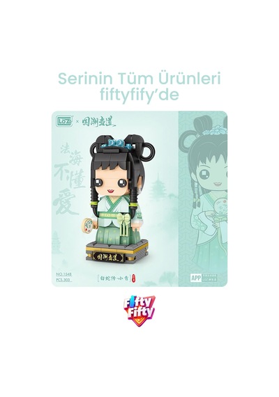 Loz Micro Anime Serisi 1548 Modeli 303 Parça Dekoratif Oyuncak Yapım Seti Yapı Blok