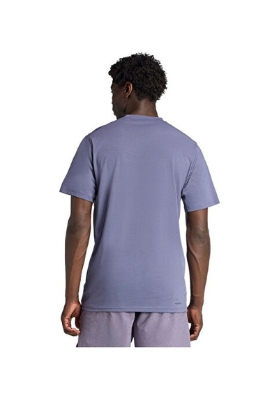 Adidas Tr-es Fr Logo T Erkek Antrenman Tişörtü Jw7402 Mor Mor