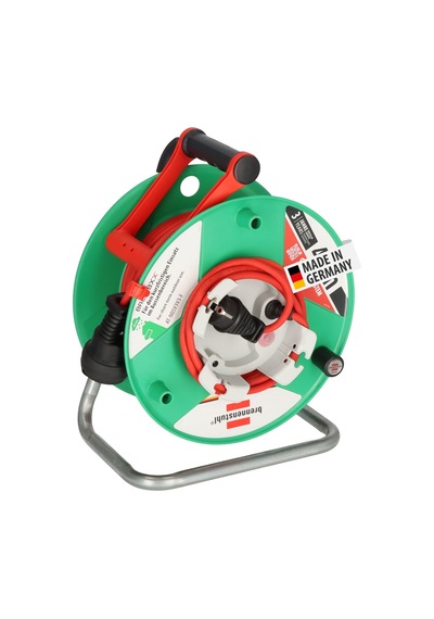 Brennenstuhl Garant G Bretec Ip44 Bahçe Kablo Makarası Çim Biçme Makinesi İçin Kablo Makarası, 38 + 2 M Kablo, Kırmızı, Özel Plastik, Dış Mekanda Kısa Süreli Kullanım, Almanya'da Üretilmiştir