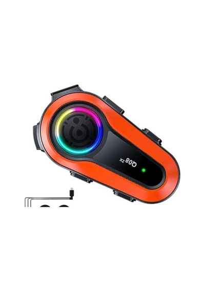 Q08 Intercom Motosiklet Bluetooth Kulaklık 2 Sürücü Görüşme, Uzun Menzil,-1298