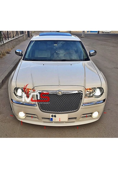 Chrysler 300c Uyumlu Ön Tampon Eki Karlık Fiberglass Boyasız